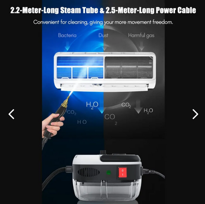 Limpiador a Vapor Hombasing 2500W - vista principal