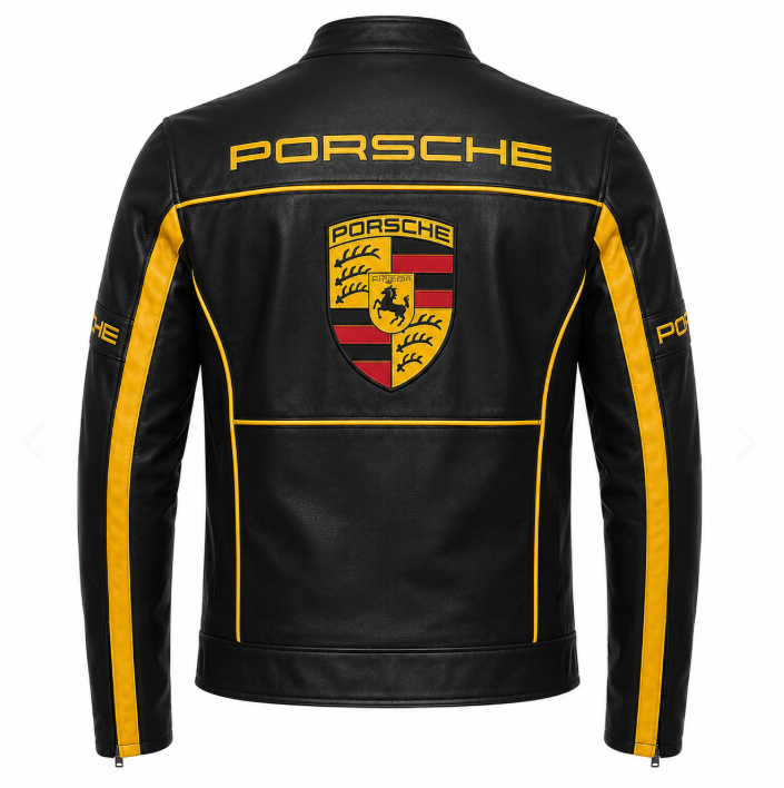 Chaqueta Porsche Racing Black Gold