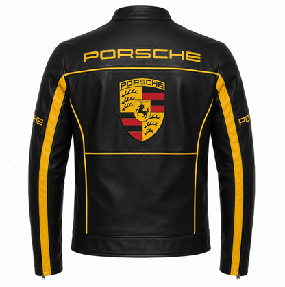 Chaqueta Porsche Racing Black Gold