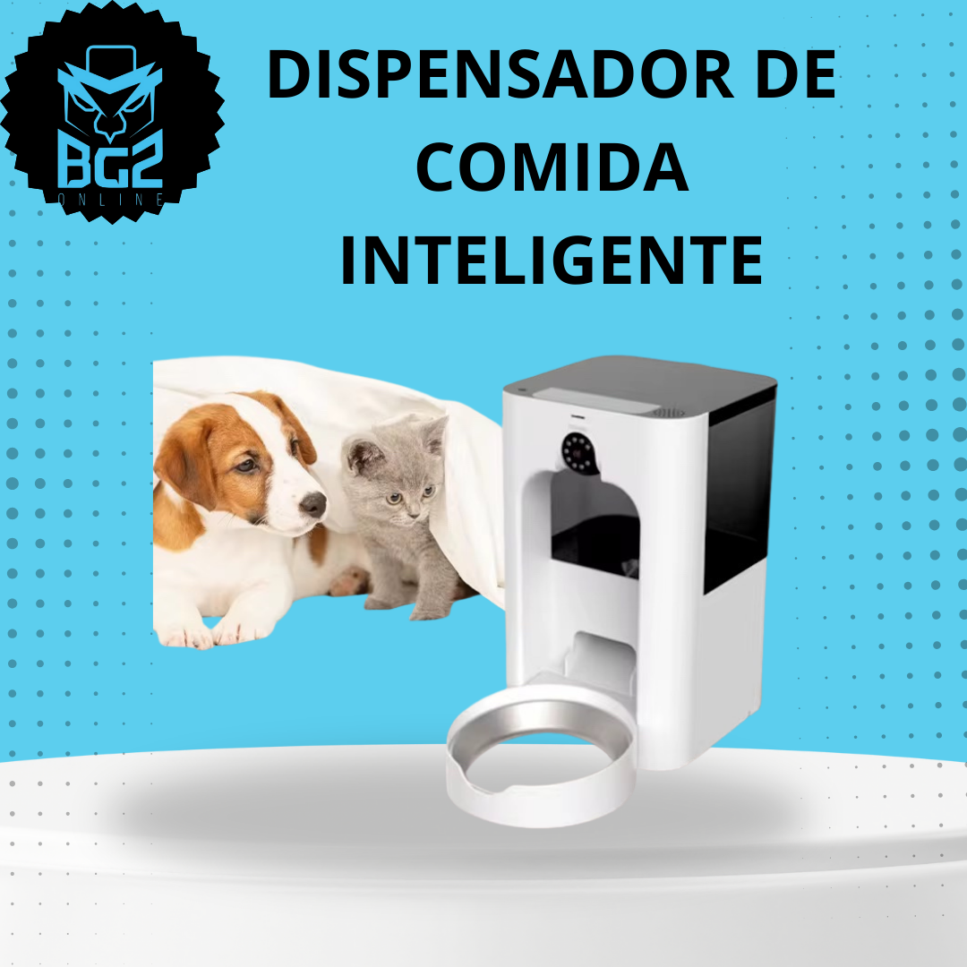 Dispensador de Comida Inteligente para Mascotas - vista principal