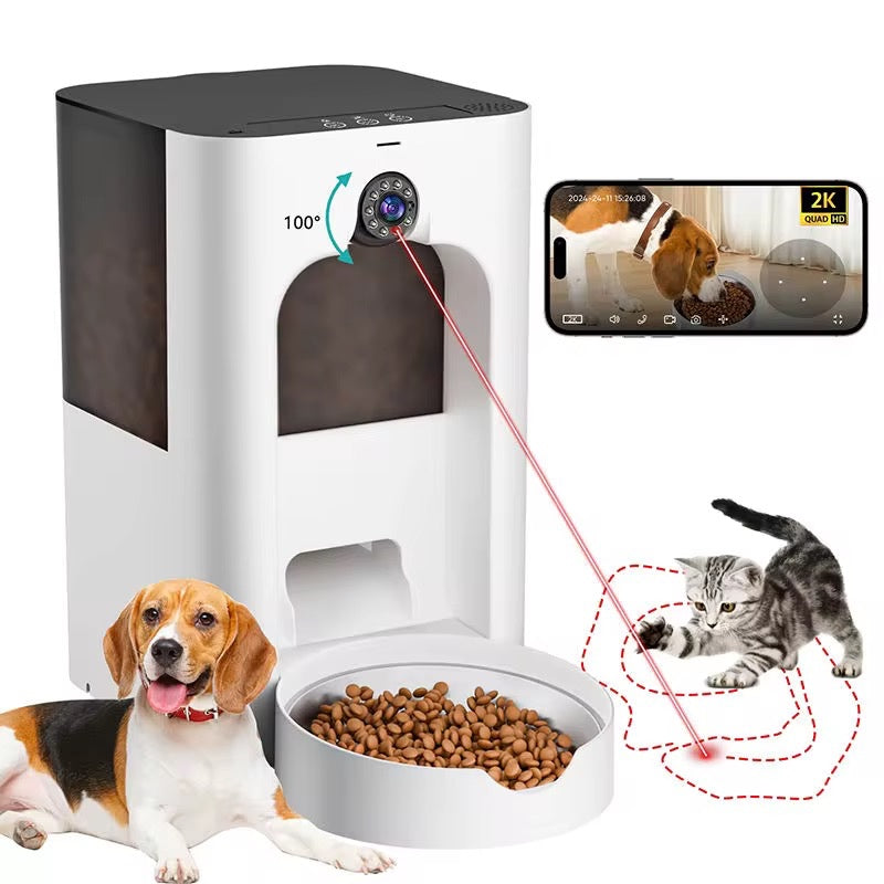 Dispensador de Comida Inteligente para Mascotas - vista alternativa