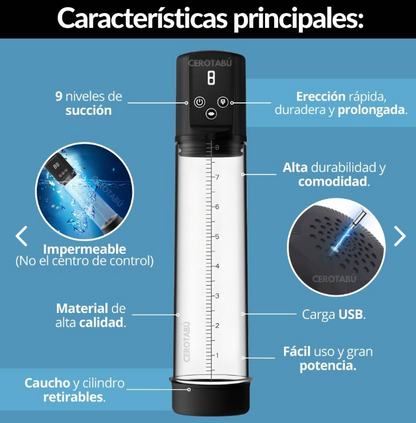 Bomba Succión Pene Automática BOM013 – Automática Digital