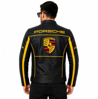 Chaqueta Porsche Racing Black Gold