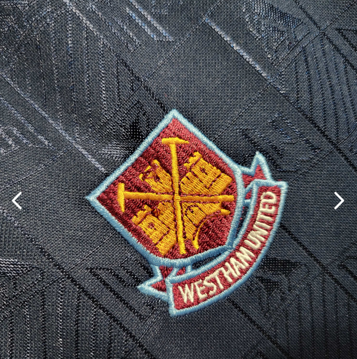 Camiseta West Ham United Maiden Azul 2026 - vista lateral
