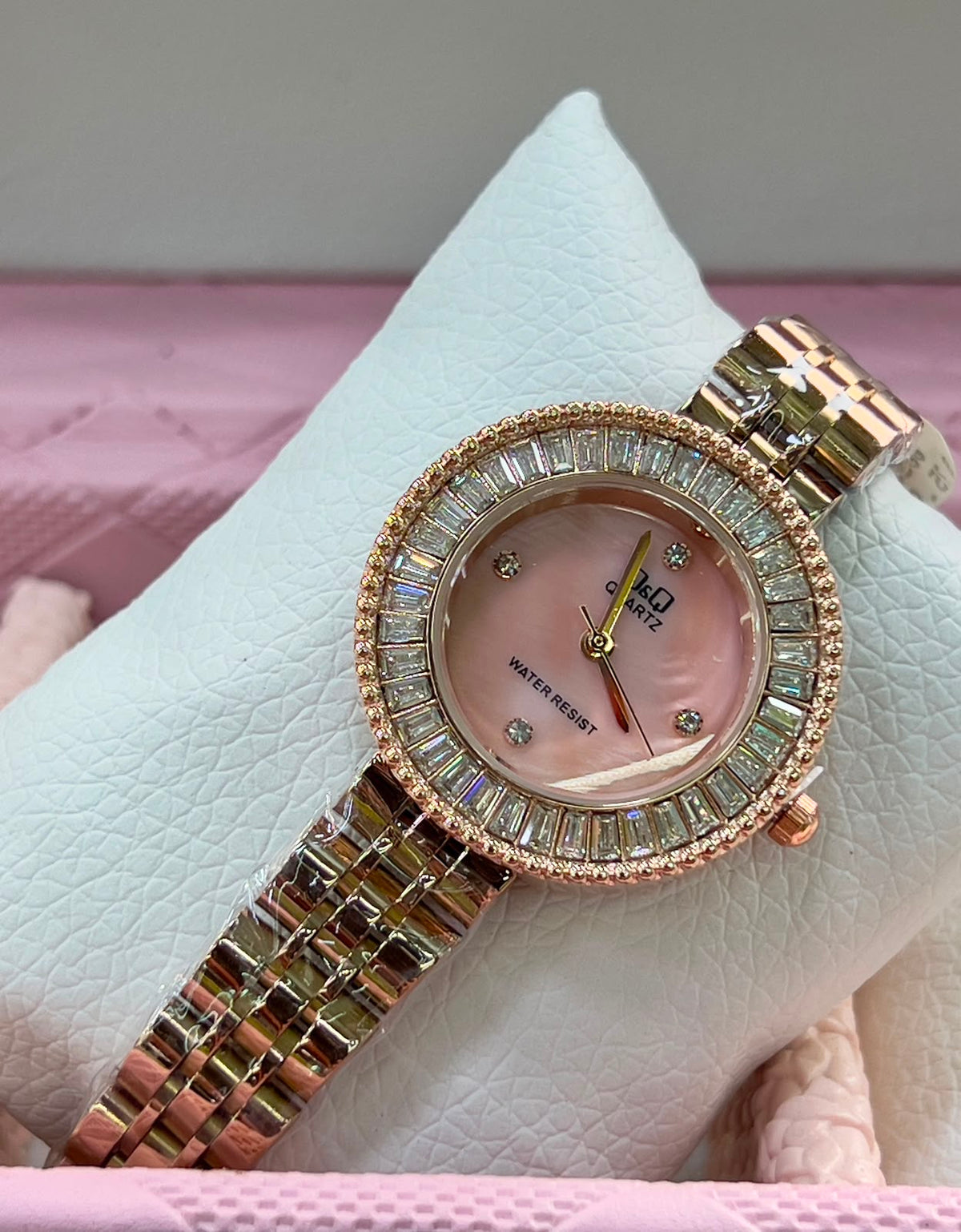 Reloj Q&Q Dama Diamantes - vista principal