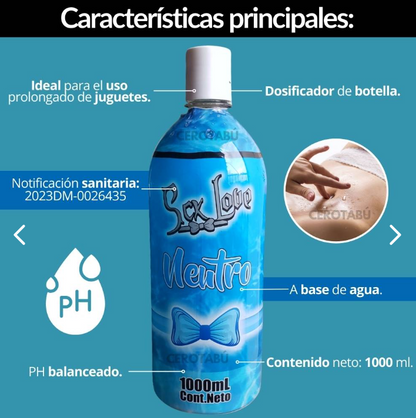 Lubricante Neutro Agua 1000mL LUB010 – Mega Envase