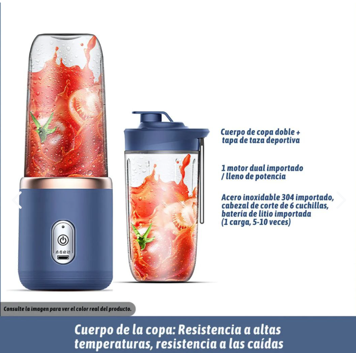 Licuadora Portátil con exprimidor