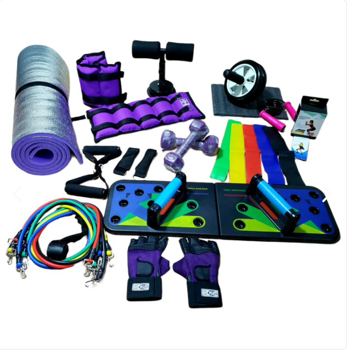 Super Mega Kit de Ejercicio en Casa - vista frontal