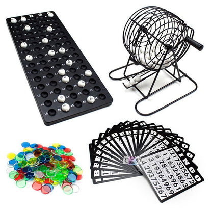 Bingo Familiar con Ruleta y Cartones – Juego de Mesa - vista frontal
