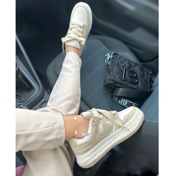 Tenis Nike Doble Piso Bello - vista lateral