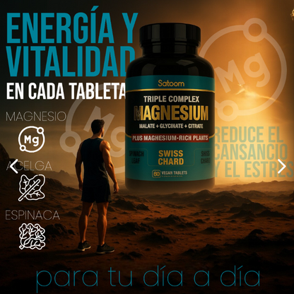 X2 Cloruro de Magnesio + X2 Citrato de Magnesio Sachet – Energía y Bienestar