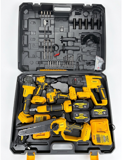 Combo Taladro DEWALT X6 Brushless – Set Profesional de Alta Potencia