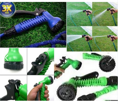 Manguera Expandible 45m + Pistola 7 en 1 – Riego Fácil y Sin Enredos