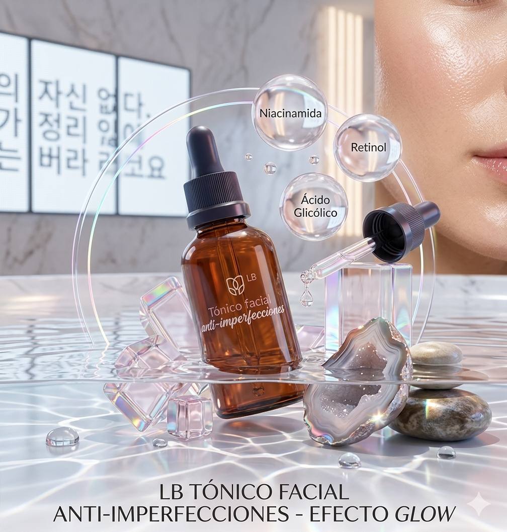 Tónico Facial Anti Imperfecciones – Equilibra y Renueva tu - vista frontal