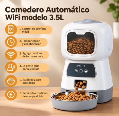Comedero Automático Inteligente WiFi - vista alternativa