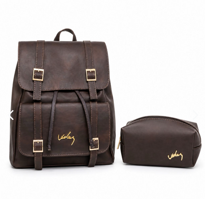 🎒MORRAL & COSMETIQUERA 👝 VLZ 🤎💛🖤