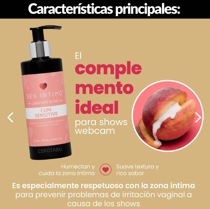 Lubricante Cum Sensitive 250mL LUB053 – Fórmula Suave