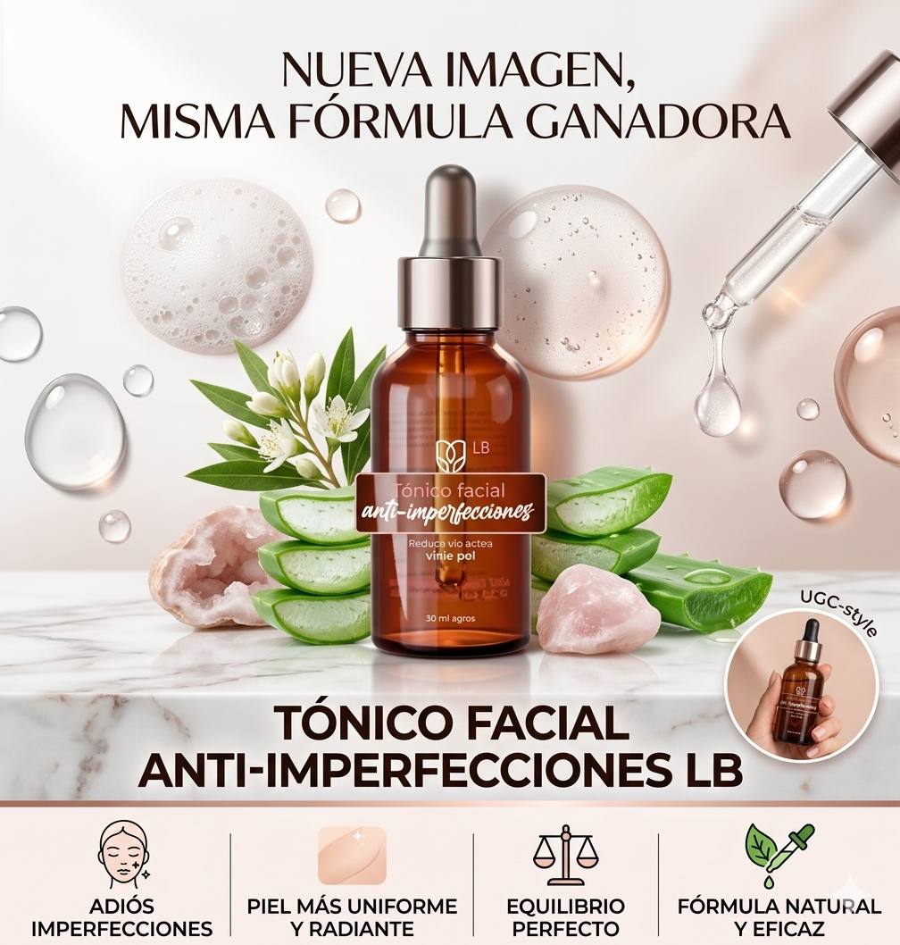 Tónico Facial Anti Imperfecciones – Equilibra y Renueva tu - vista principal