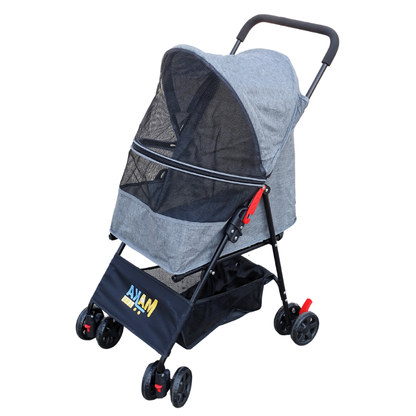 Coche Paseador Plegable para Mascotas – Paseos Cómodos y - detalle adicional