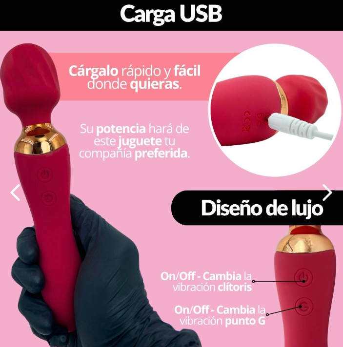 Vibrador Clásico Masajeador HIT020 – Potencia Tradicional