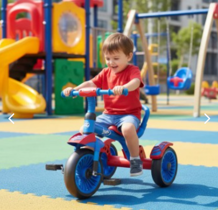 Triciclo Bicicleta Infantil TR-067 — Diversión sobre Tres - vista lateral