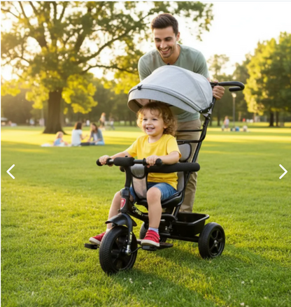 Triciclo Paseador con Guía 6041 — Control Total para Papá y - vista principal