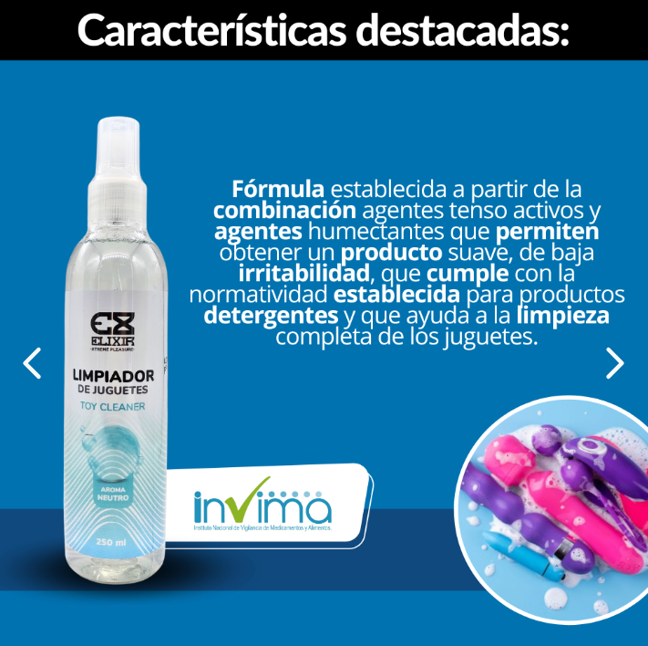 Limpiador Desinfectante Juguetes OTR009 – Desinfección Total