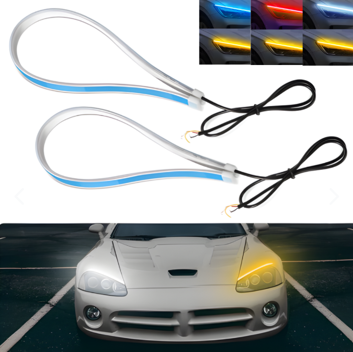 Cintas LED Dual Color para Carro y Moto - detalle