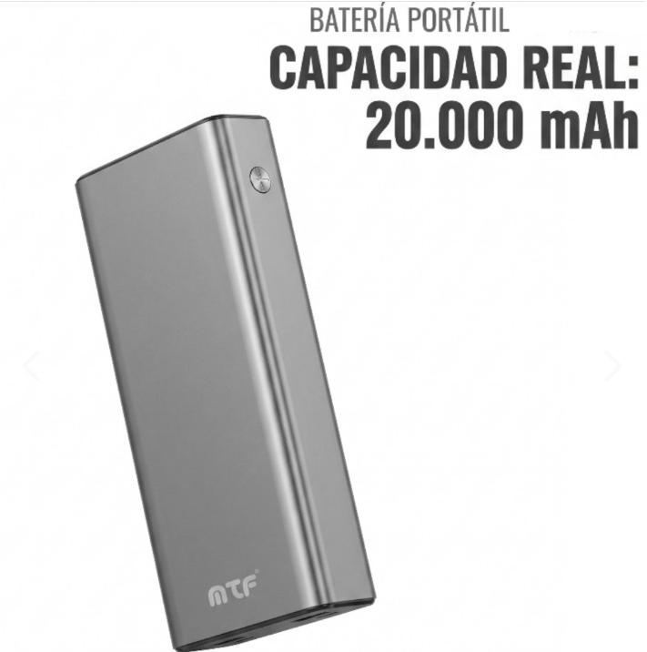 Power Bank Metálica MG-51 - detalle adicional