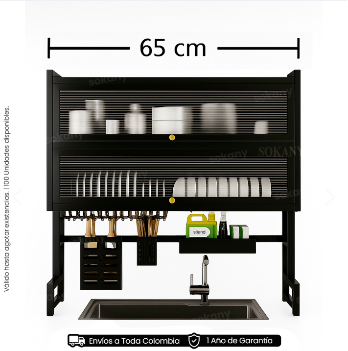 Platero de 2 Niveles con Obsequio 65 cm - vista frontal
