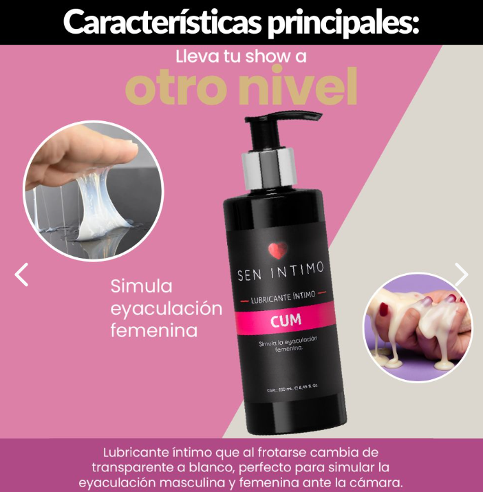 Lubricante Cum Sensitivo 250mL LUB044 – Textura Cremosa