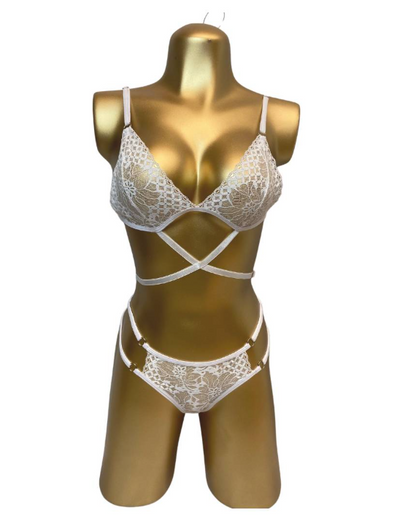 Lencería Conjunto Ropa Interior LEN008 – Encaje Elegante