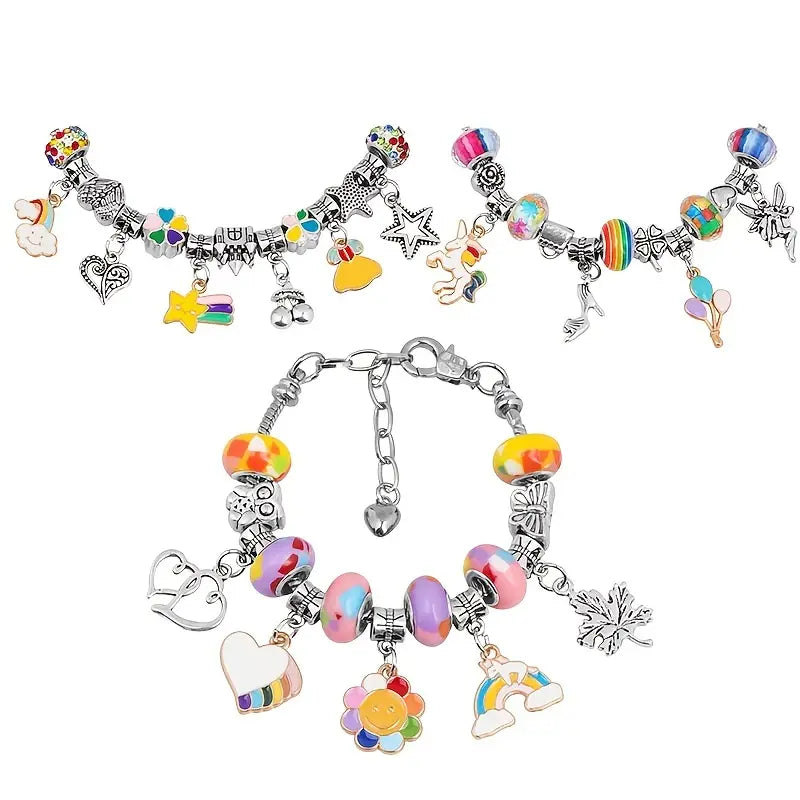 Kit Creativo para Crear Pulseras Unicornio con Charms - detalle adicional