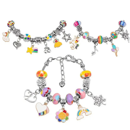 Kit Creativo para Crear Pulseras Unicornio con Charms - detalle adicional