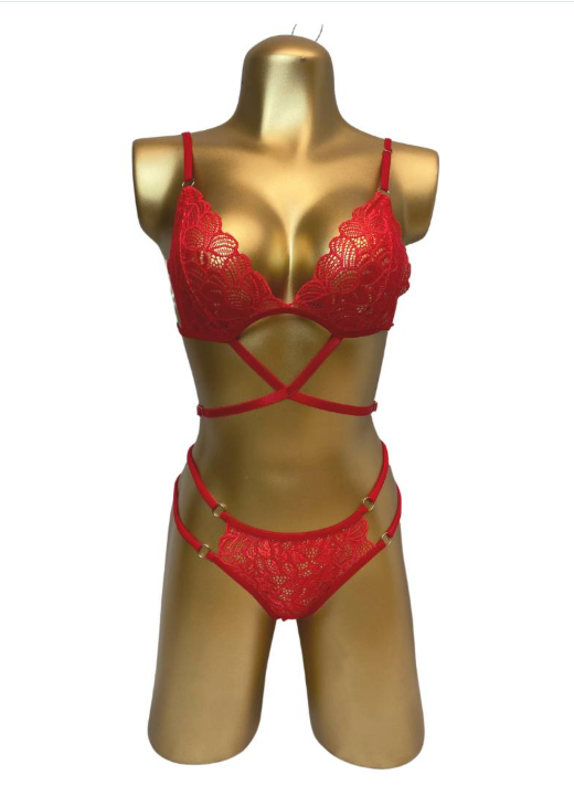 Lencería Conjunto Ropa Interior LEN008 – Encaje Elegante