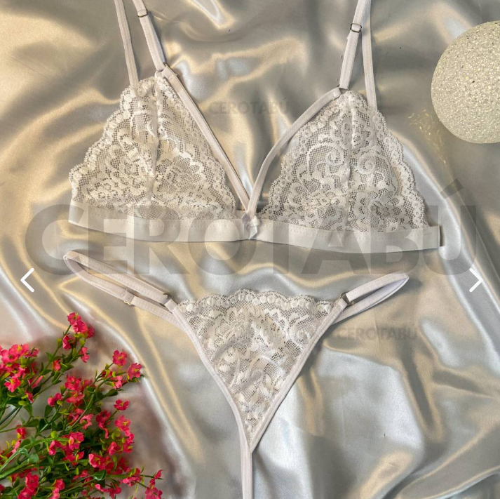 Conjunto Lencería Ropa Interior LEN001 – Clásico Encaje