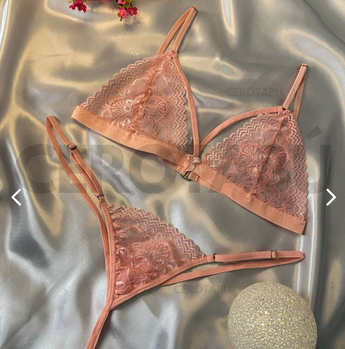 Conjunto Lencería Ropa Interior LEN001 – Clásico Encaje