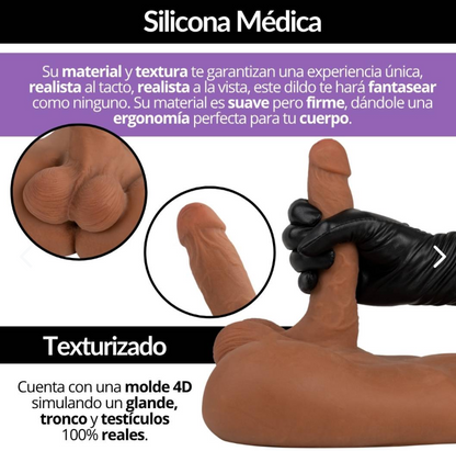 Dildo Torso Vértebra 18.5cm DIL120 – Textura Vertebrada