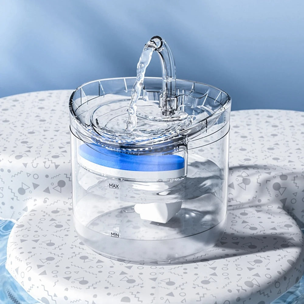 Fuente De Agua Transparente 2 Litros - detalle