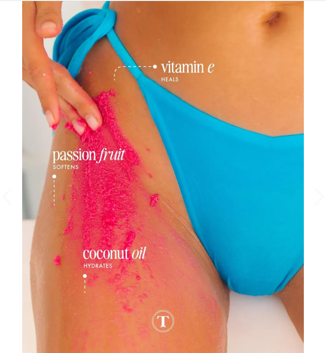 Exfoliante Corporal Truly Piel Suave Sed - vista lateral