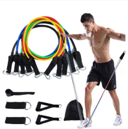 Bandas Tubulares de Resistencia para Ejercicio | 5 Niveles | Fitness y Rehabilitación
