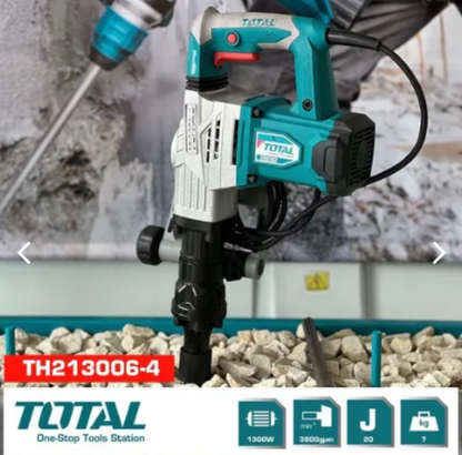 Demoledor Eléctrico Total 1300W | 20J de Impacto | THT2130016