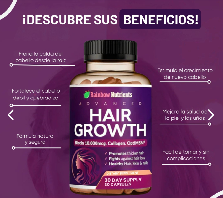 VITAMINAS PARA EL CABELLO HAIR GROWTH