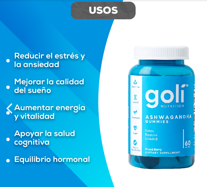 GOMAS GOLI NUTRITION CON ASHWAGANDHA