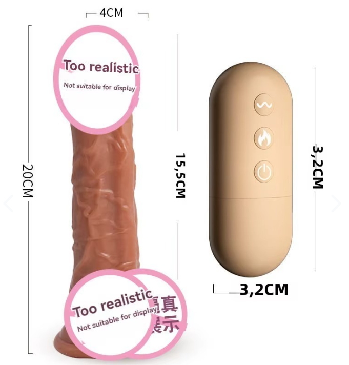 Dildo Vibrador Con Rotación – 10 Modos De Placer - detalle adicional