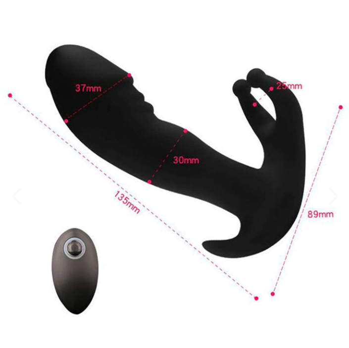 Vibrador Triple Estimulación – 3 Puntos Al Mismo Tiempo