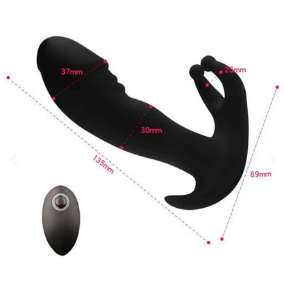 Vibrador Triple Estimulación – 3 Puntos Al Mismo Tiempo