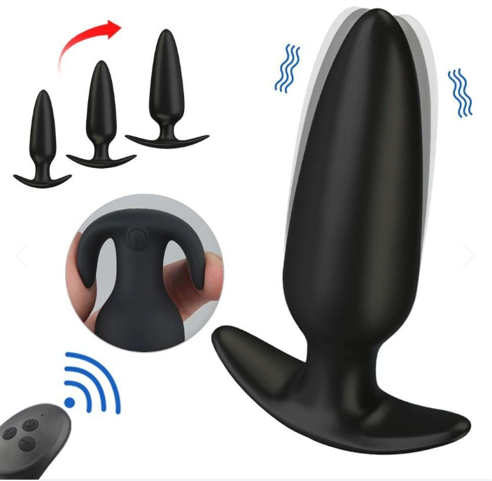 Plug Anal Vibrador Control Remoto – Estimulación Dual