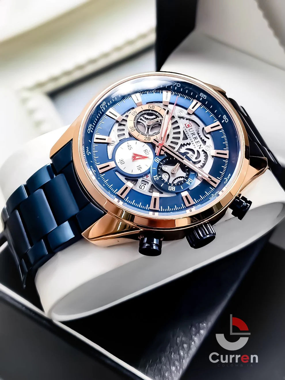 Reloj Curren 8391 — Plata para Hombre