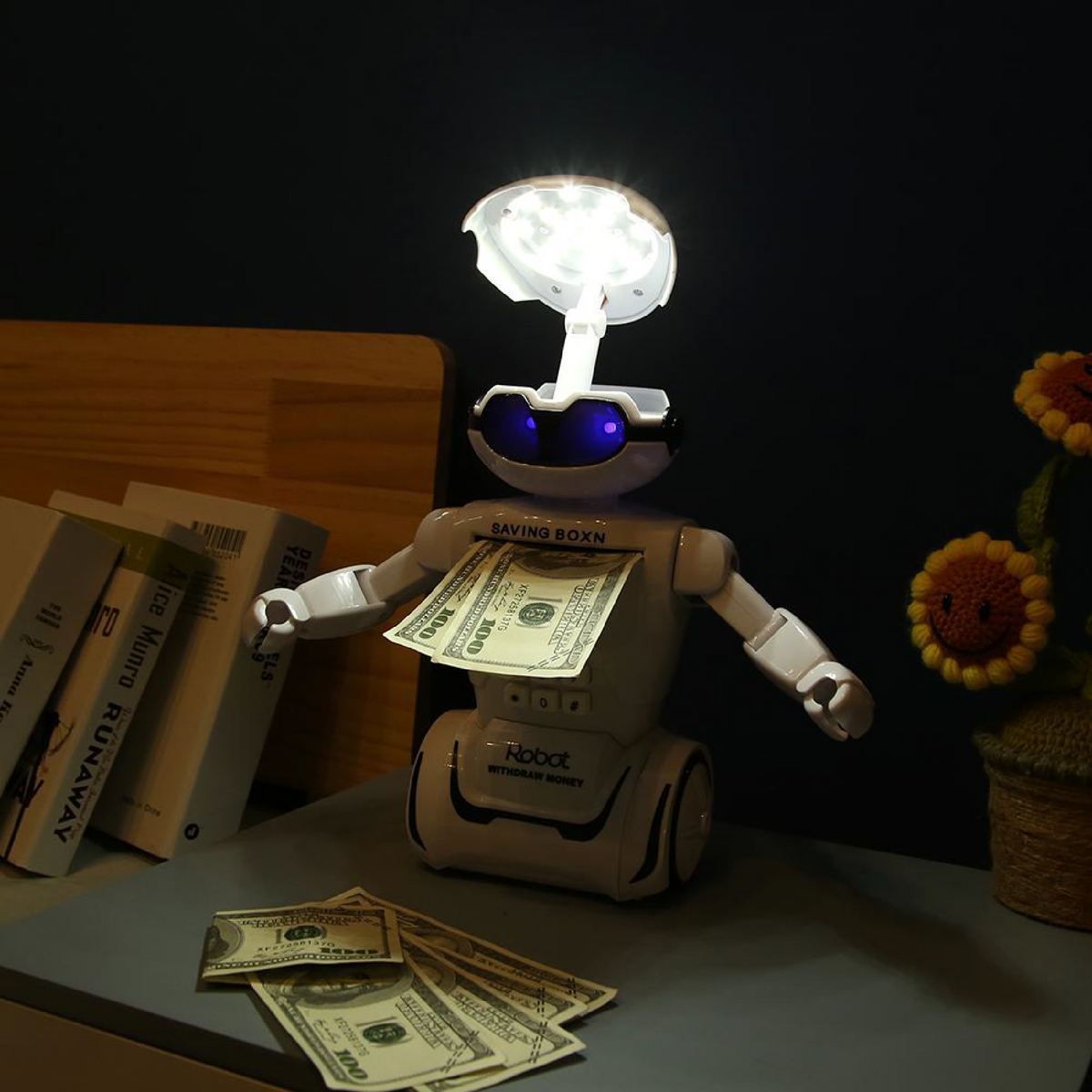 Alcancía Electrónica Robot Caja Fuerte – Juguete Interactivo - detalle adicional